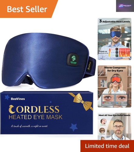 Luxury cordless heated eye - heated,
