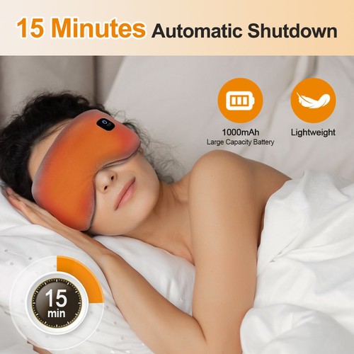 Heated eye mask for dry - mask,