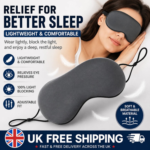 Microwave heated eye mask - eye, for