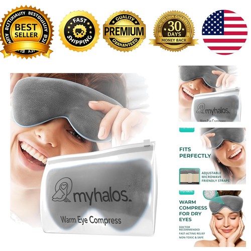 Heated eye mask warm compress - heated,