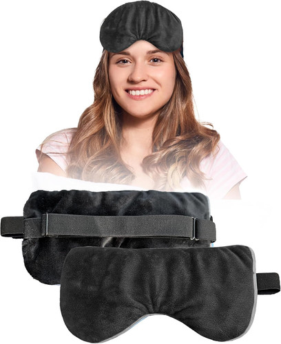 Heated eye mask for dry - mask,