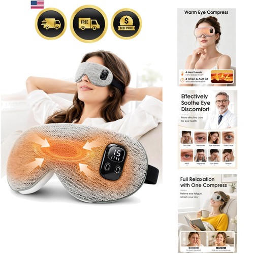 Heated eye mask - heated, cordless