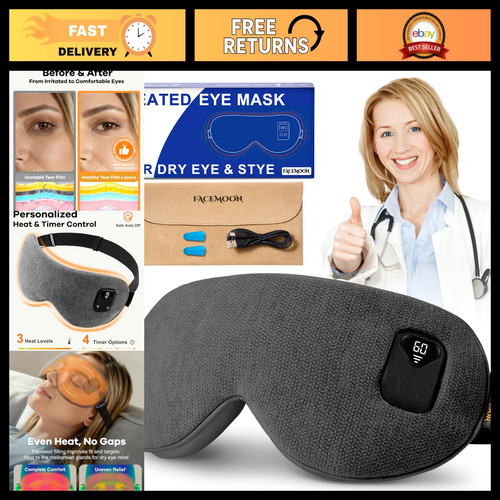 Heated eye mask - eye,