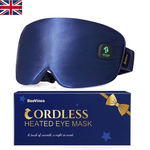 Cordless heated eye mask - cordless, for