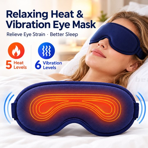 Electric heated eye - mask, for