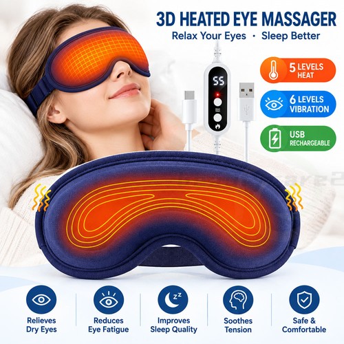 Electric heated eye mask - electric,