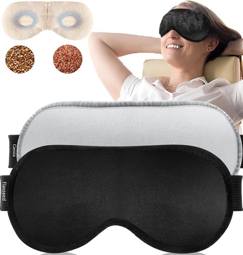 Heated eye mask - heated, (2-packs)