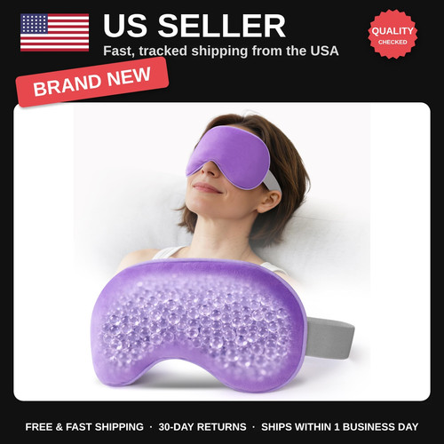 Microwavable heated eye mask - mask,
