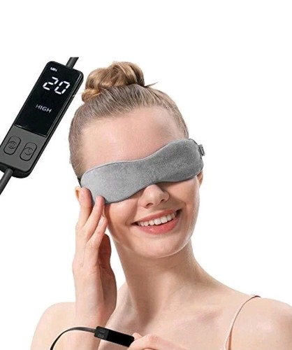 Moist heated eye mask - heated,
