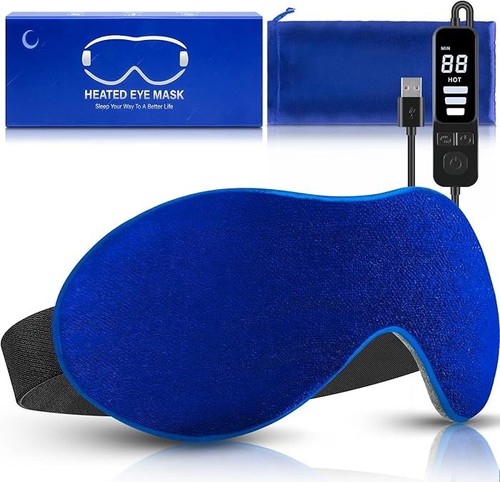 Flaxseed heated eye mask for - mask,