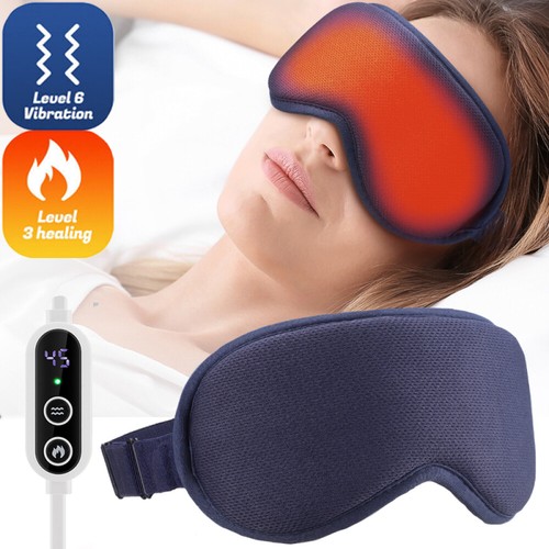Heated eye mask pad - mask, vibration