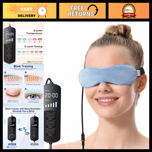 Heated eye mask for dry - dry, eyes