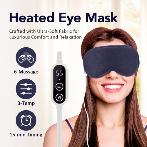 Electric heated eye mask - mask,