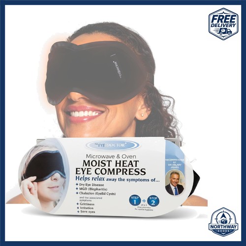 Blue heated eye mask for - blue,