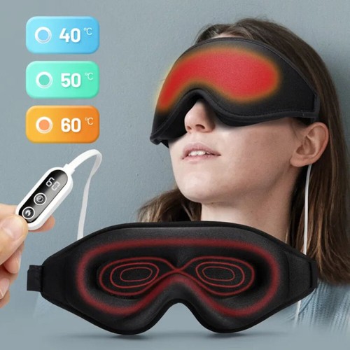 Heated eye mask pad vibration - pad,
